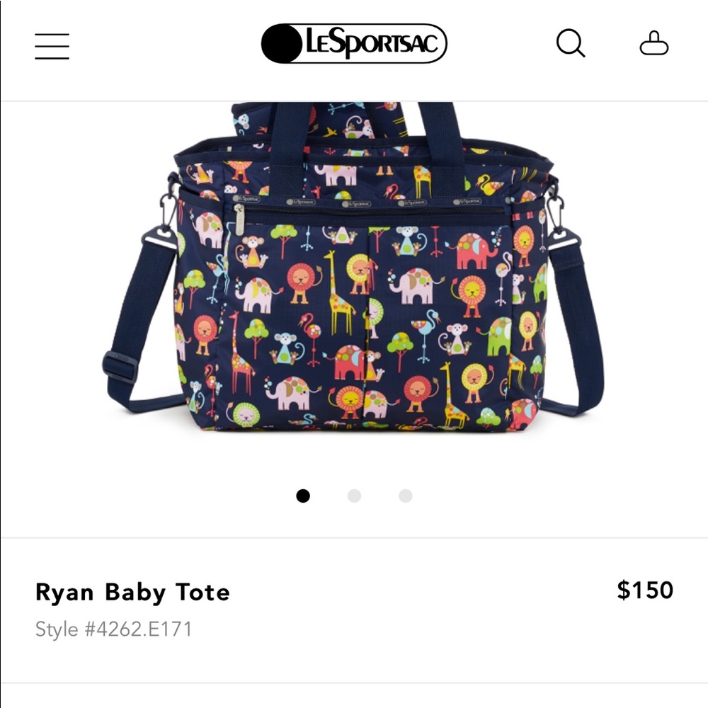Lesportsac Ryan diaper bag